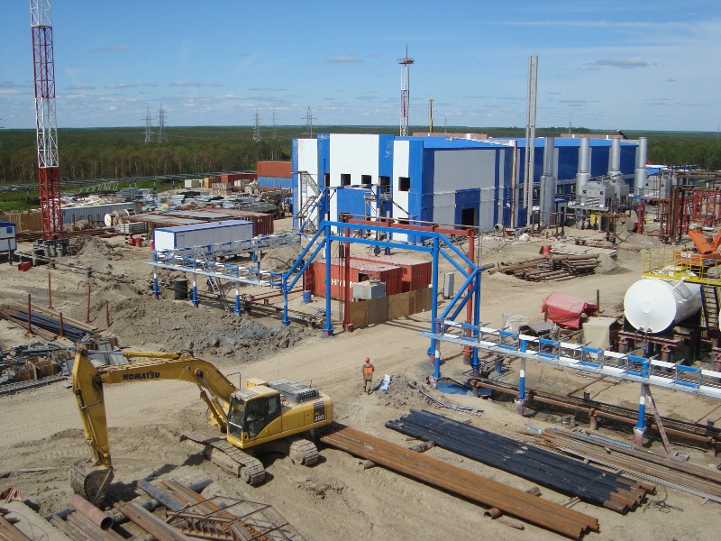  Строительство ГТЭС мощностью 20 МВт для ООО «ТНК Уват» ведется ударными темпами